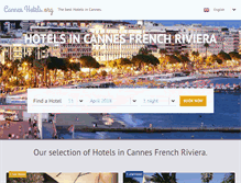 Tablet Screenshot of canneshotels.org